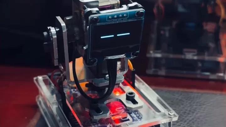 Desktop Interactive Robot DIY Replica Kit: Voice Dialogue & Emotional Feedback